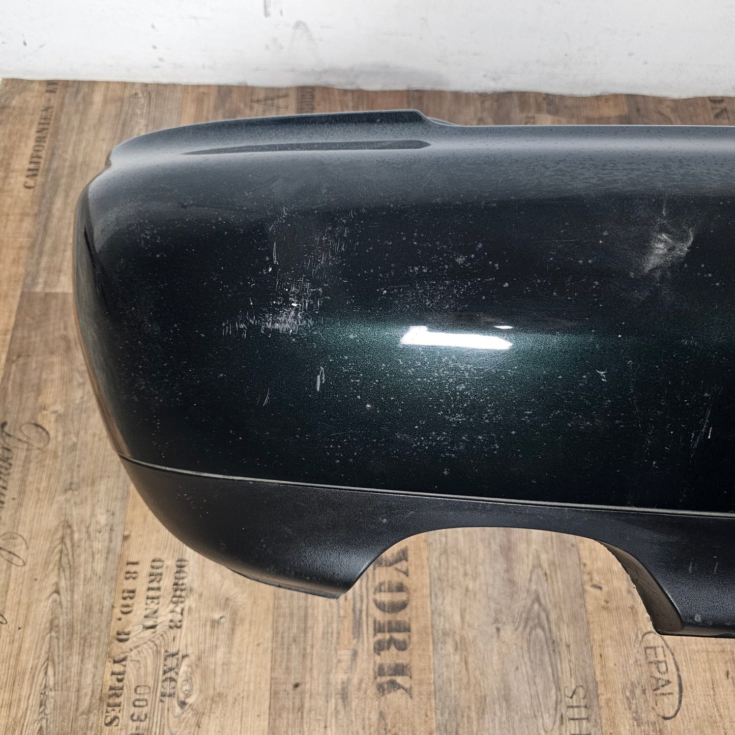 Audi A4 B5 8E Limo Heckstoßstange Stoßfänger hinten 8D0 807 521 LY6P Ragusagrün gebraucht