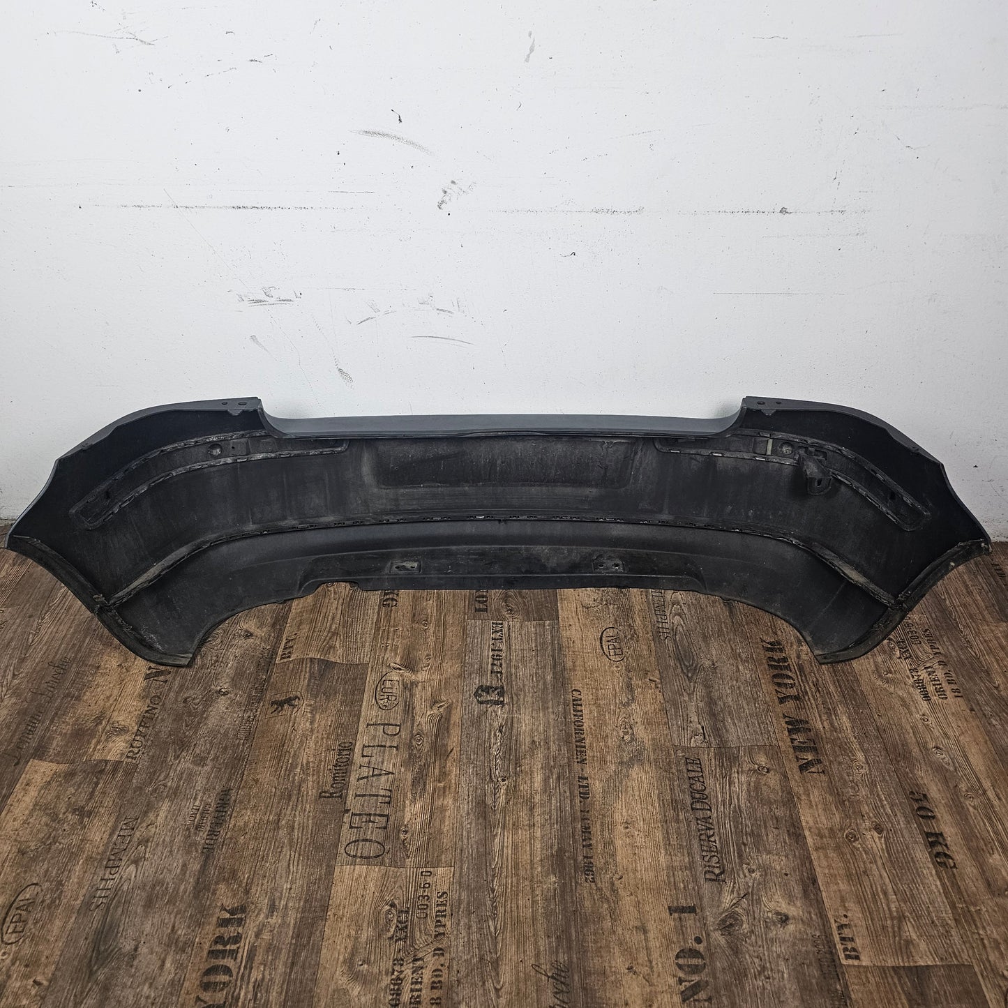 VW Golf 4 IV Original Heckspoiler unten Stoßstange hinten 1J6 807 521 gebraucht / Marine Grau