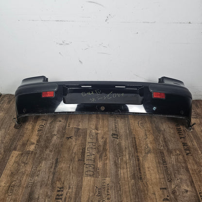 VW Golf 4 IV originale Heckstoßstange Stoßfänger hinten Heckschürze 1J6 807 417 gebraucht / L041 Schwarz