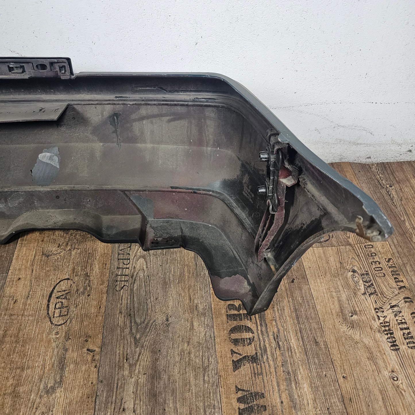 VW Golf 3 III Original Heckstoßstange Stoßfänger hinten 1H6 807 417 LC6P Dragongrün Perleffekt gebraucht