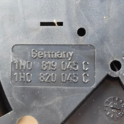 Heizungsbedienteil + Blende – 1H0819045C / 1H0820045C + 1H6819075 – VW Golf 3 / Vento / Cabrio – gebraucht